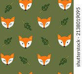 Cute Seamless Pattern With...