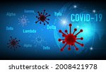 coronavirus covid 19 beta ... | Shutterstock .eps vector #2008421978