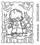 Zombie. Coloring Book For...