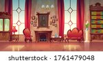 living room interior in classic ... | Shutterstock .eps vector #1761479048