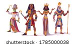 ancient egyptian god amun ... | Shutterstock .eps vector #1785000038