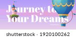journey to your dreams. poster... | Shutterstock .eps vector #1920100262