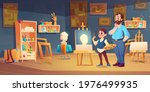 art class scene with child... | Shutterstock .eps vector #1976499935