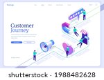 customer journey banner. buying ... | Shutterstock .eps vector #1988482628