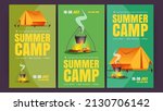 Summer Camp Cartoon Posters...