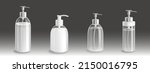 transparent pump bottles for... | Shutterstock .eps vector #2150016795