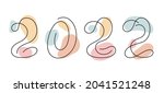 2022 new year abstract... | Shutterstock .eps vector #2041521248