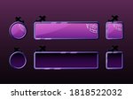 set of halloween button icon... | Shutterstock .eps vector #1818522032