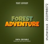 forest adventure funny old text ... | Shutterstock .eps vector #2020988072