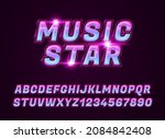 modern futuristic music star... | Shutterstock .eps vector #2084842408