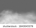 white fog texture isolated on... | Shutterstock .eps vector #1843045378