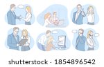 communication  business ... | Shutterstock .eps vector #1854896542