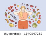 stress  dieting  weight loss... | Shutterstock .eps vector #1940647252