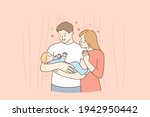 happy family and childhood... | Shutterstock .eps vector #1942950442