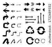 arrows pointer collection set... | Shutterstock .eps vector #1722689332