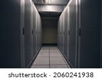 Small photo of State-of-the-art colocation data center with IT equipment