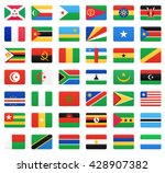african countries flags. vector ... | Shutterstock .eps vector #428907382