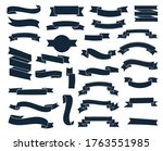 border and ribbons elements set | Shutterstock .eps vector #1763551985