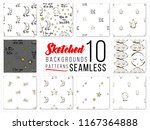 design kit with 10 scandinavian ... | Shutterstock .eps vector #1167364888
