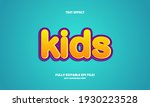 editable text effect kids title ... | Shutterstock .eps vector #1930223528