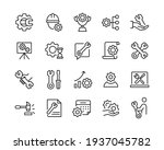 repair icons   vector line... | Shutterstock .eps vector #1937045782