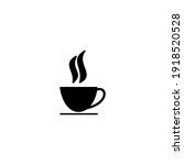 coffee silhouette isolated on... | Shutterstock .eps vector #1918520528