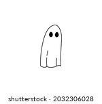 vector isolated cute cartoon... | Shutterstock .eps vector #2032306028