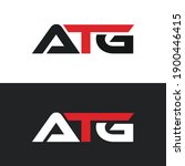 atg letter logo design vector . | Shutterstock .eps vector #1900446415
