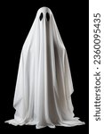 Ghost costume made from a white ...
