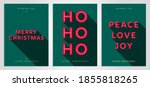 christmas card design template. ... | Shutterstock .eps vector #1855818265