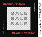 black friday sale design... | Shutterstock .eps vector #2051691668