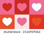 valentines day retro style... | Shutterstock .eps vector #2116929362