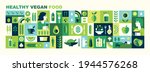 healthy organic vegan food.... | Shutterstock .eps vector #1944576268