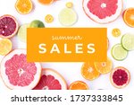 banner with text in english ... | Shutterstock . vector #1737333845