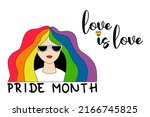 Lgbt Pride Month. Love Is Love. ...