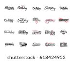 lettering and calligraphy... | Shutterstock .eps vector #618424952