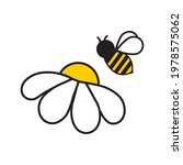 Vector Image Of A Bee On A...