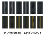 set of seamless road types.... | Shutterstock .eps vector #1346996975