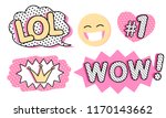 Set Of Cute Vector Stickers....