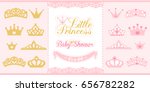 Gold And Pink Crowns Set....