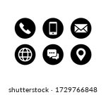 contact us icon vector.... | Shutterstock .eps vector #1729766848