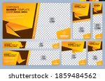 set of yellow and black web... | Shutterstock .eps vector #1859484562