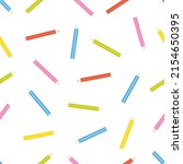 colorful pencil seamless... | Shutterstock .eps vector #2154650395