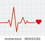 Heart Pulse Graphic. Vector...