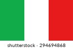 italy national flag. vector eps8 | Shutterstock .eps vector #294694868