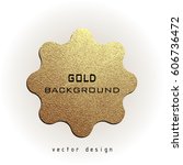 premium quality golden label... | Shutterstock .eps vector #606736472