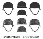 ww2 german style war helmet... | Shutterstock .eps vector #1789402835