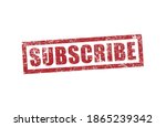 subscribe icon shape sign set.... | Shutterstock .eps vector #1865239342