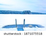 Ice Swimming Place From Kuhmo ...