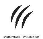 claws scratches icon symbol. ... | Shutterstock .eps vector #1980835235
